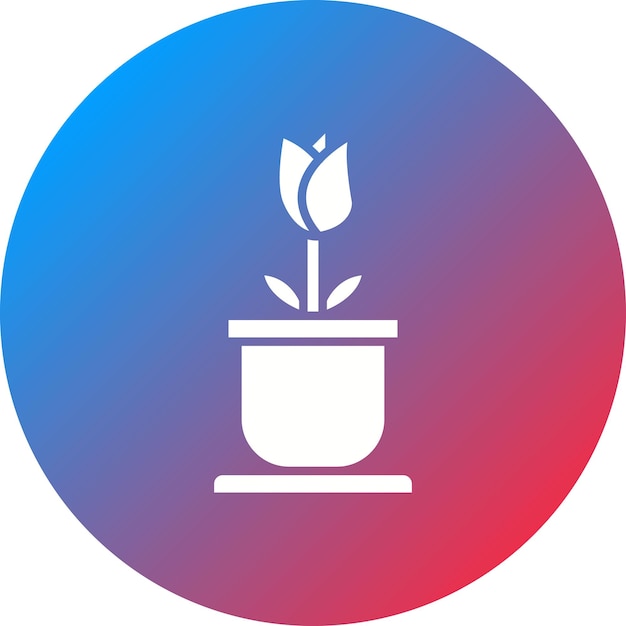 Imagen vectorial del icono del tulipán Se puede usar para la primavera