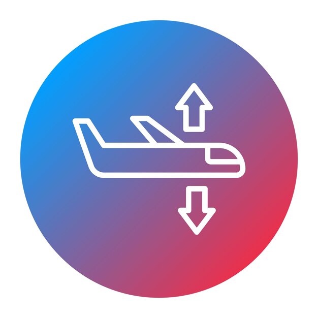 Imagen vectorial del icono de turbulencia Se puede utilizar para el avión