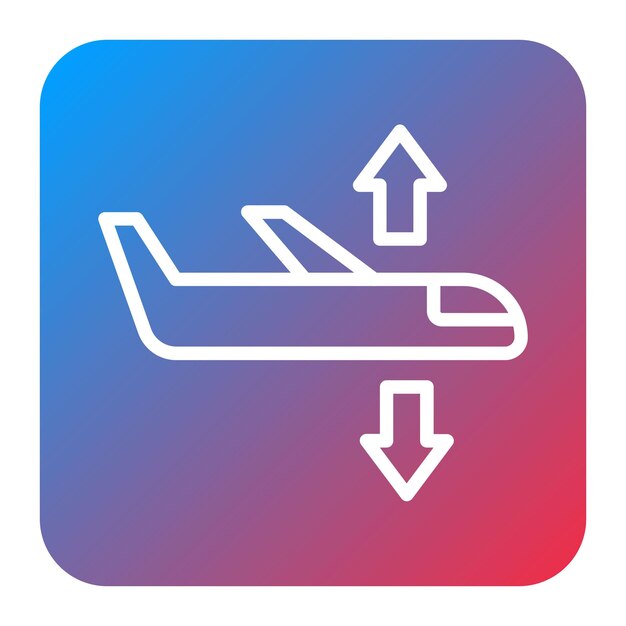 Imagen vectorial del icono de turbulencia Se puede utilizar para el avión