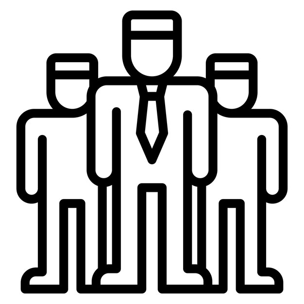 Imagen vectorial del icono de la tutoría Se puede utilizar para el currículum vitae