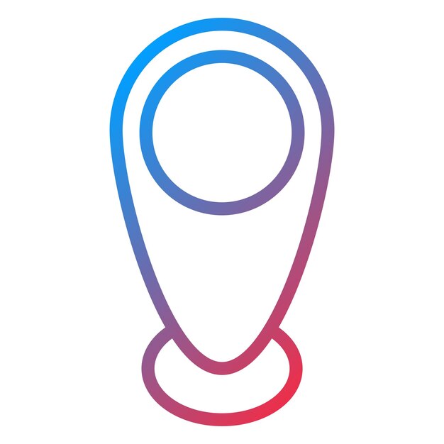 Imagen vectorial de icono de ubicación Puede utilizarse para la tienda web