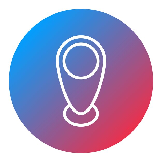 Imagen vectorial de icono de ubicación Puede utilizarse para la tienda web