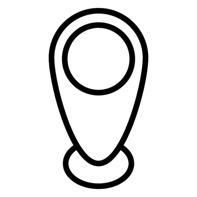 Imagen vectorial de icono de ubicación Puede utilizarse para la tienda web