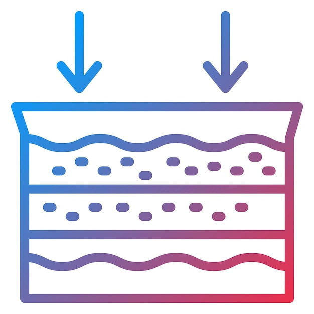 Imagen vectorial del icono de ultrafiltración Puede utilizarse para el tratamiento del agua