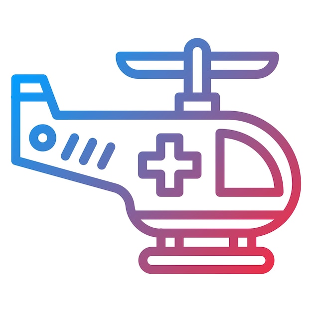 Imagen vectorial del icono de la unidad de aviación Puede utilizarse para los servicios públicos