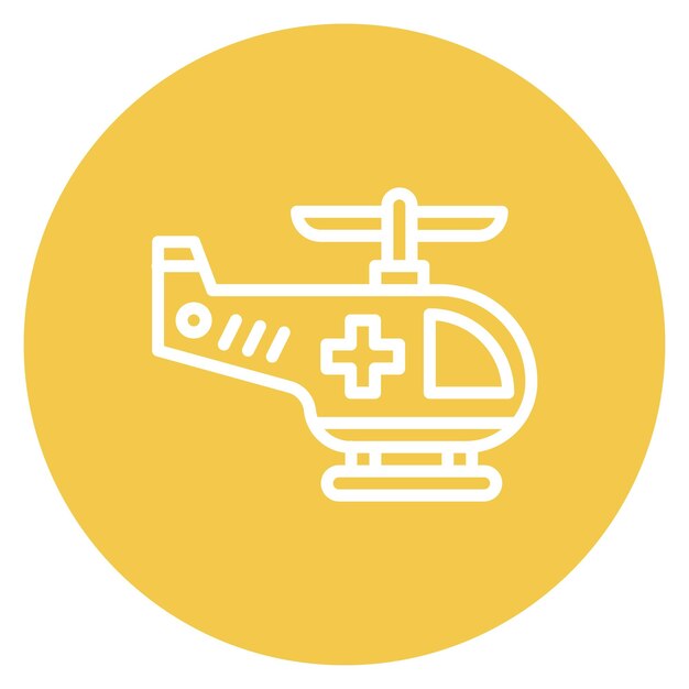 Imagen vectorial del icono de la unidad de aviación Puede utilizarse para los servicios públicos