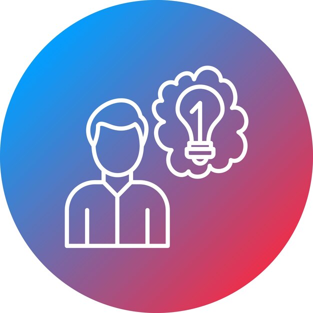 Imagen vectorial de icono de usuario creativa Se puede utilizar para negocios y finanzas
