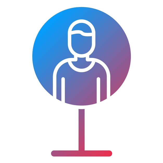 Imagen vectorial de icono de usuario de marcador de lugar Se puede utilizar para personas de negocios