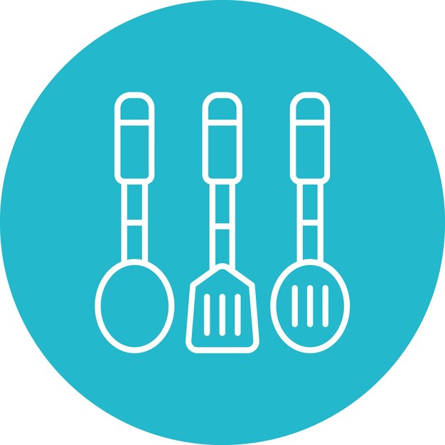 Imagen vectorial de icono de utensilios de cocina Se puede usar para artículos para el hogar