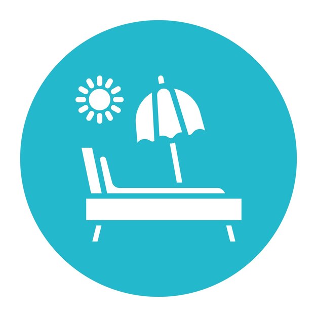 Imagen vectorial del icono de vacaciones Se puede utilizar para la estación de esquí