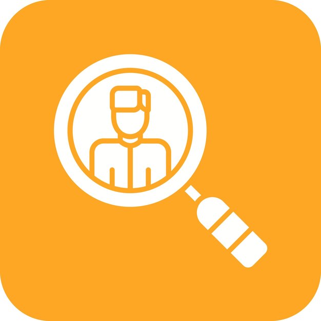 Imagen vectorial del icono de la vacante de empleo Se puede utilizar para la agencia de reclutamiento