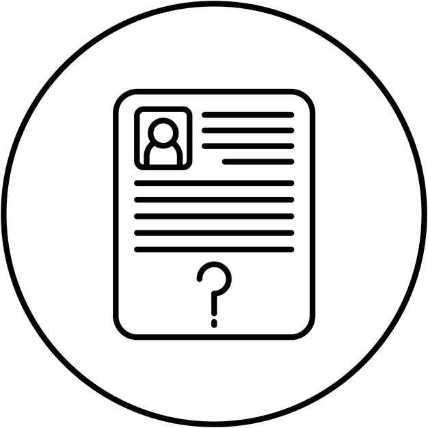 Imagen vectorial del icono de vacante de empleo Se puede utilizar para Recursos Humanos