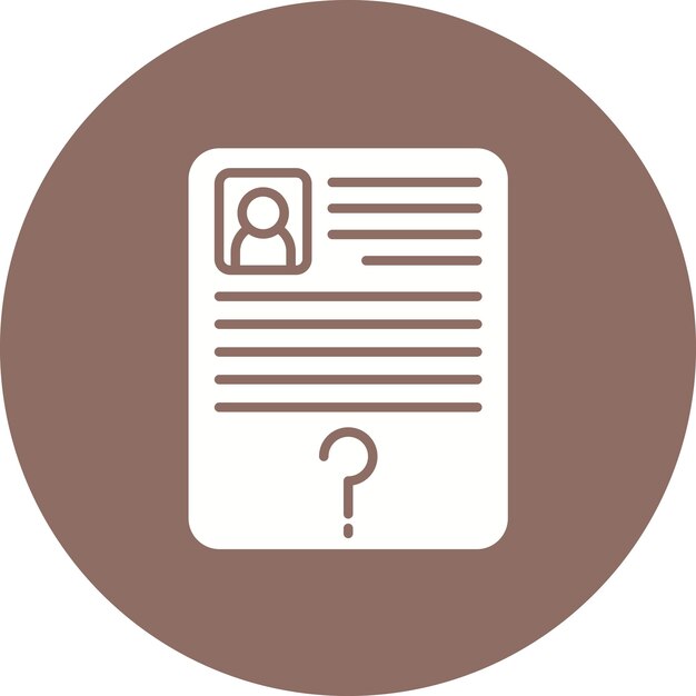 Imagen vectorial del icono de vacante de empleo Se puede utilizar para Recursos Humanos