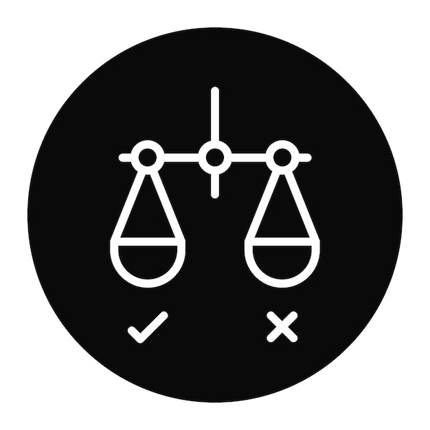 Imagen vectorial del icono de los valores morales Se puede usar para Generation Gap