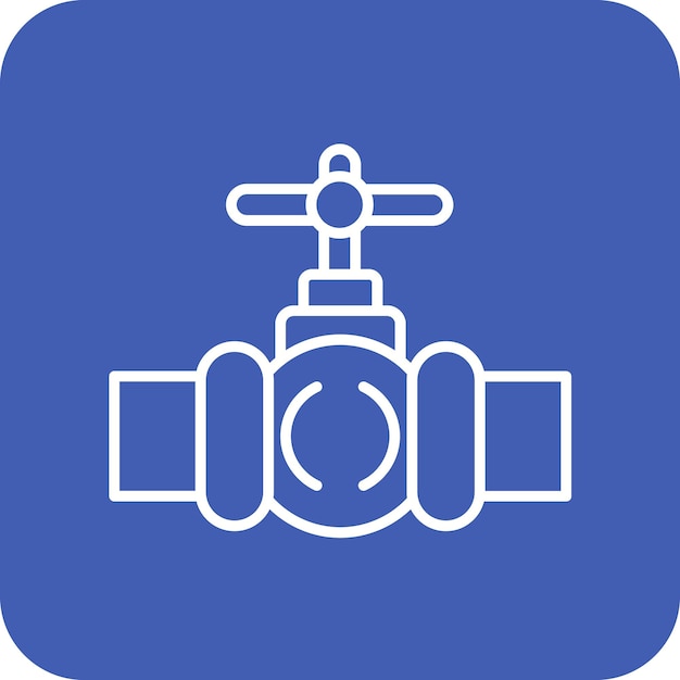 Imagen vectorial del icono de la válvula Se puede utilizar para la fontanería