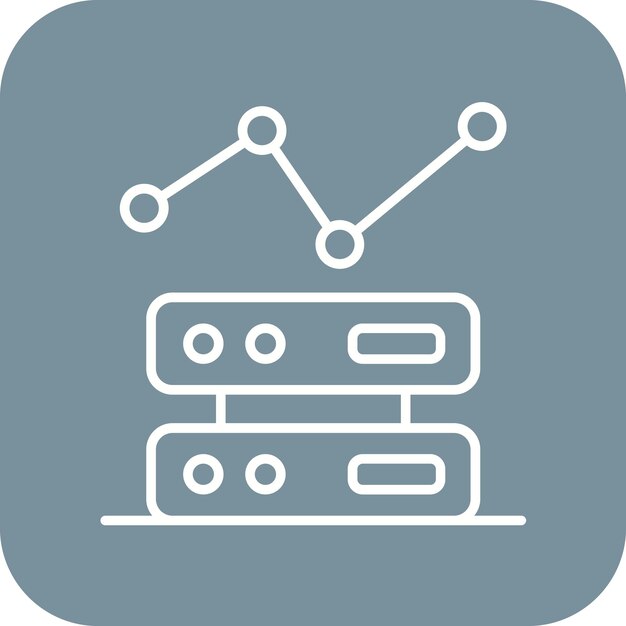 Imagen vectorial del icono de variabilidad Se puede utilizar para el análisis de datos