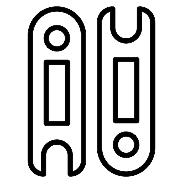 Imagen vectorial del icono de la varilla de acero Se puede usar para Shoemaker