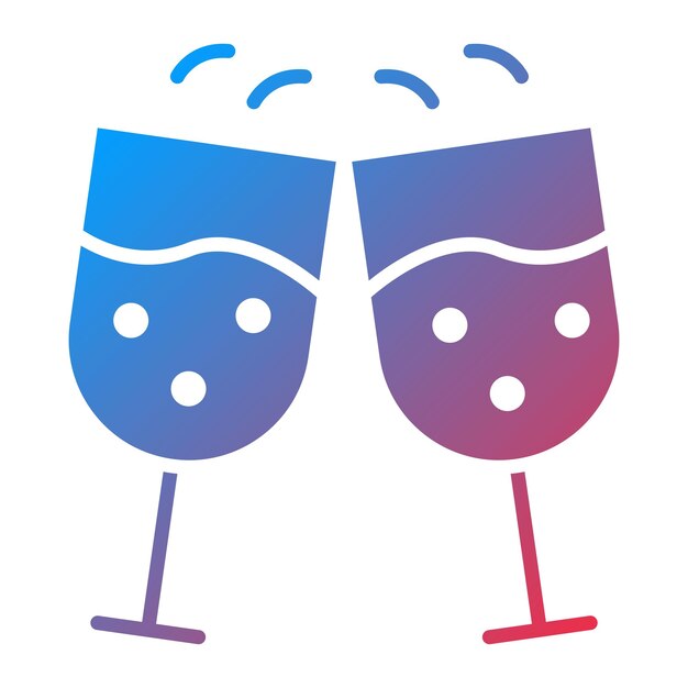 Imagen vectorial del icono del vaso de whisky Se puede usar para el Día del Padre