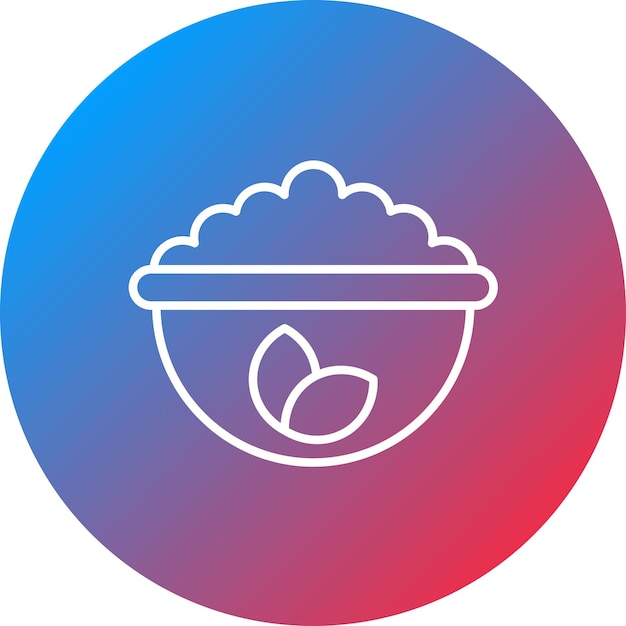 Imagen vectorial de icono de vegetarianismo ambiental Se puede usar para hacer dieta