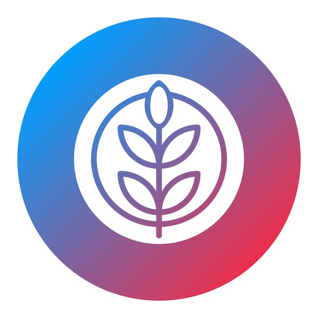 La imagen vectorial del icono vegetariano se puede utilizar para la nutrición