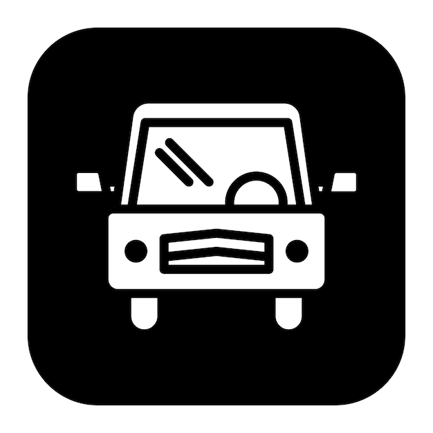La imagen vectorial del icono del vehículo se puede utilizar para el rescate y la respuesta