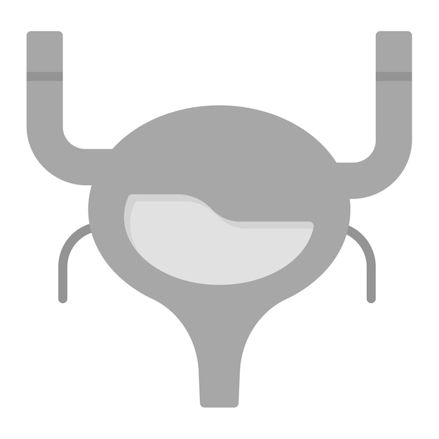 Imagen vectorial del icono de la vejiga Se puede utilizar para la anatomía humana