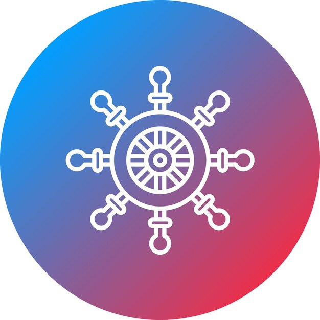 Imagen vectorial de icono de vela Se puede usar para deportes acuáticos