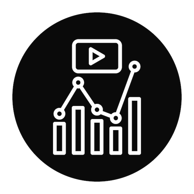 Imagen vectorial de icono de velocidad de bits Se puede usar para transmisión en vivo
