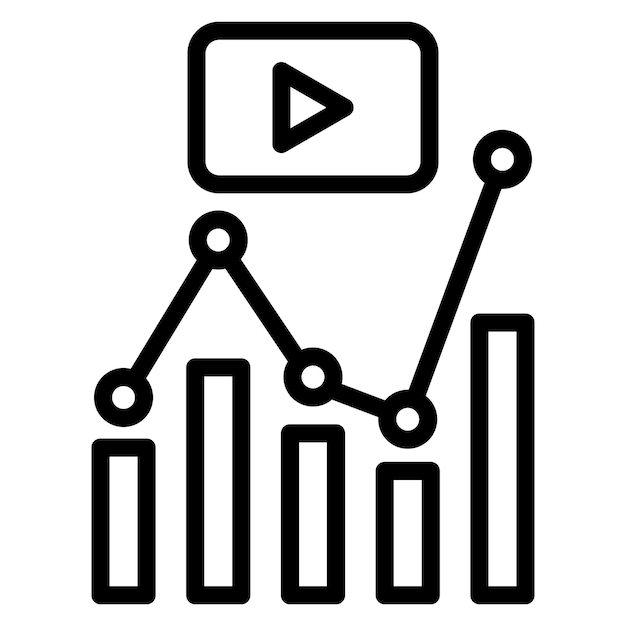 Imagen vectorial de icono de velocidad de bits Se puede usar para transmisión en vivo