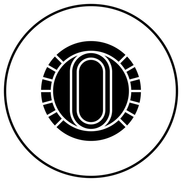 Imagen vectorial del icono del velódromo Se puede usar para los Juegos Olímpicos