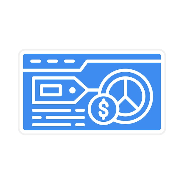 Imagen vectorial de icono de venta compartida Puede utilizarse para el arranque