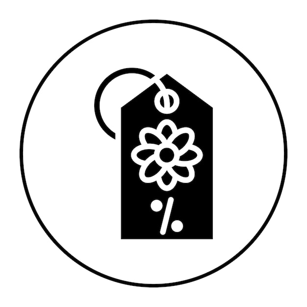 Imagen vectorial del icono de venta de primavera Se puede usar para el desarrollo de juegos