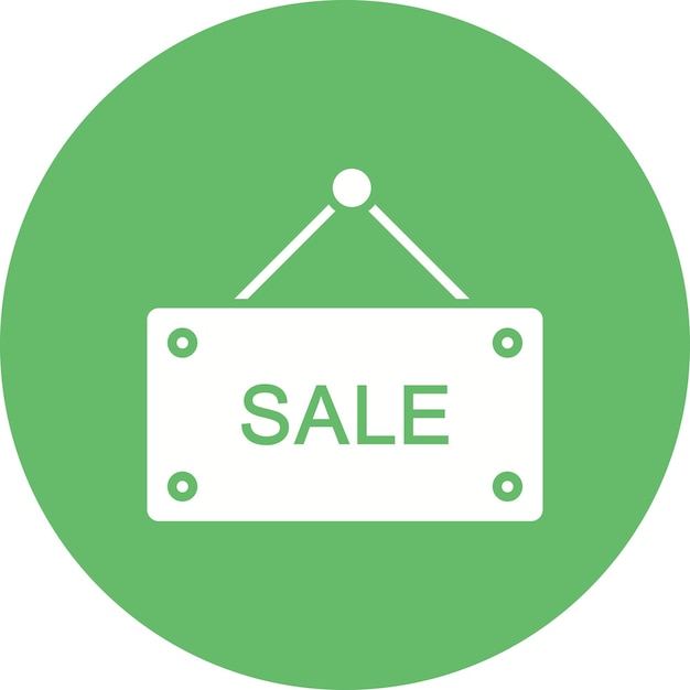 Imagen vectorial del icono de venta Se puede utilizar para Mall