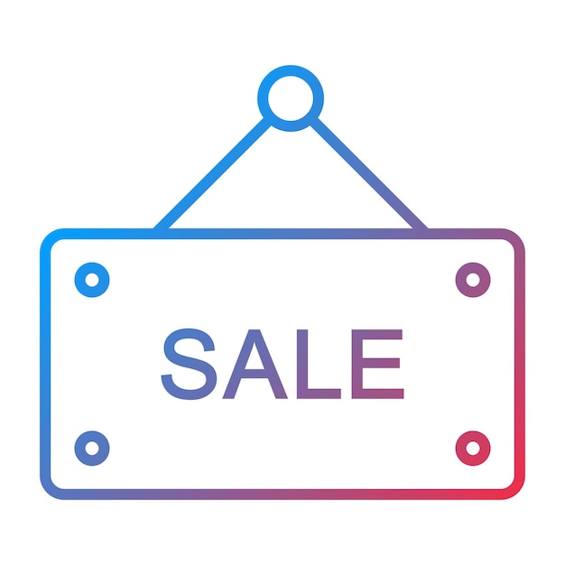 Imagen vectorial del icono de venta Se puede utilizar para Mall