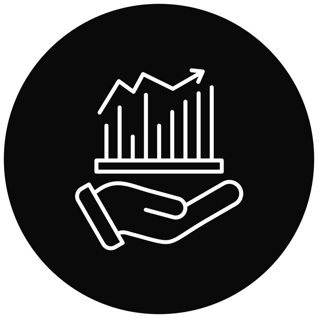 Imagen vectorial del icono de ventas Puede utilizarse para Economy