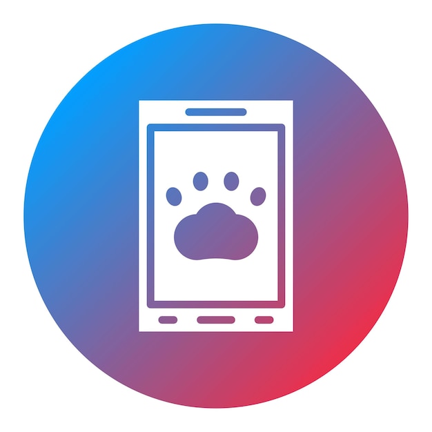 Imagen vectorial de icono de veterinario móvil Se puede utilizar para veterinario