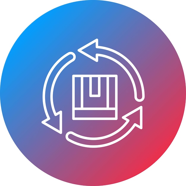 Imagen vectorial del icono de vida del producto Se puede utilizar para productos ecológicos