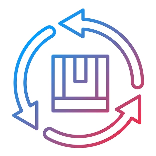 Imagen vectorial del icono de vida del producto Se puede utilizar para productos ecológicos