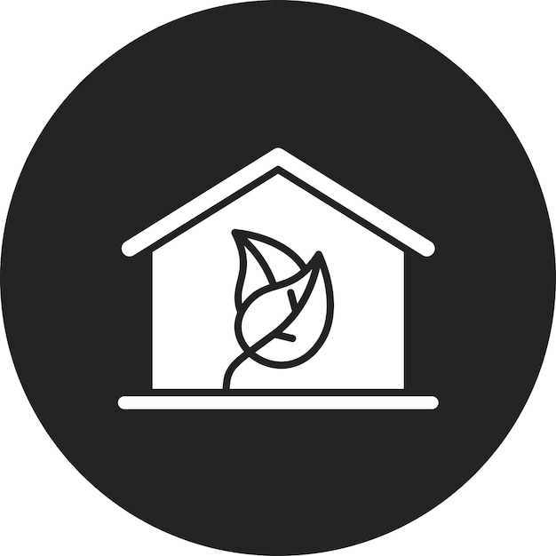 Imagen vectorial de icono de vida sostenible Se puede utilizar para la vida sostenible