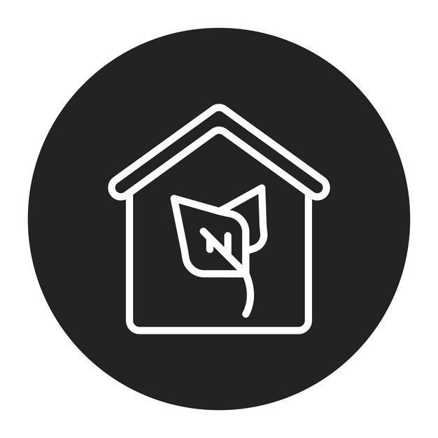 Imagen vectorial de icono de vida sostenible Puede utilizarse para el desarrollo ecológico