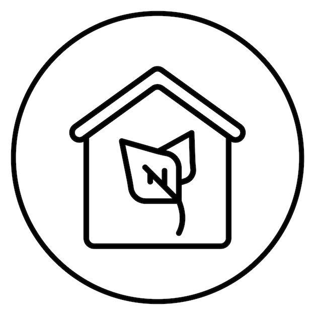 Imagen vectorial de icono de vida sostenible Puede utilizarse para el desarrollo ecológico