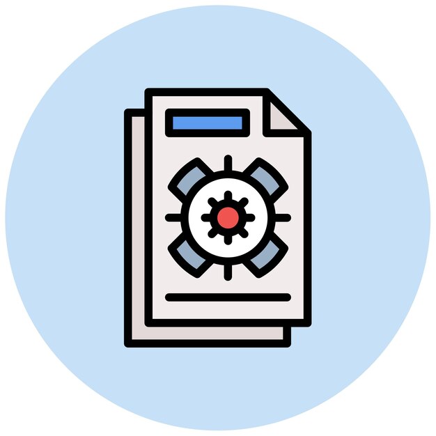 Imagen vectorial del icono de vigilancia de enfermedades Se puede utilizar para enfermedades infecciosas