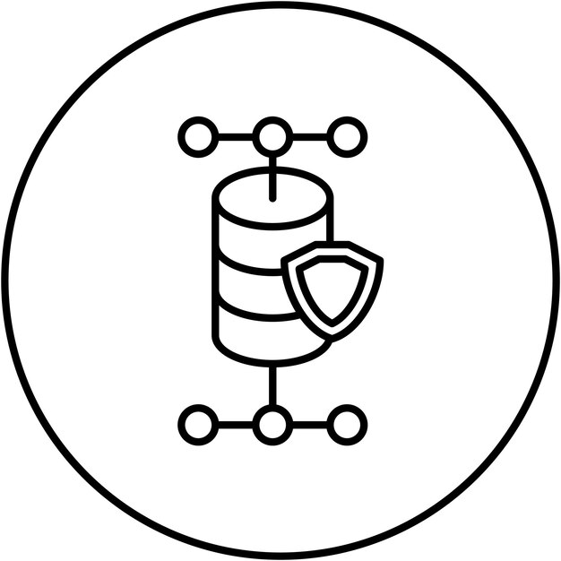 Imagen vectorial del icono de violación de datos Puede utilizarse para el RGPD