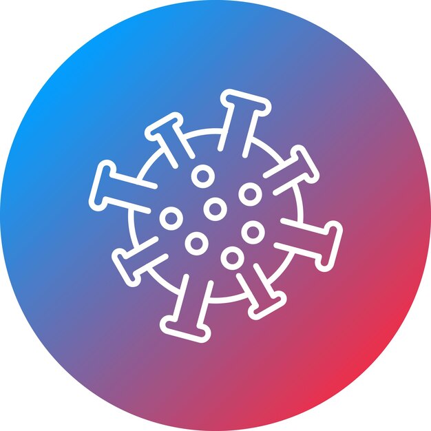 Imagen vectorial del icono del virus Se puede utilizar para Medicina I