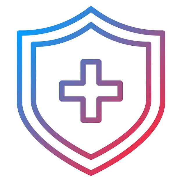 Imagen vectorial del icono de la visera protectora Puede utilizarse para la enfermería