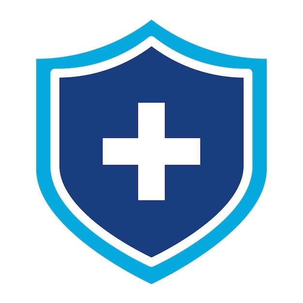 Imagen vectorial del icono de la visera protectora Puede utilizarse para la enfermería