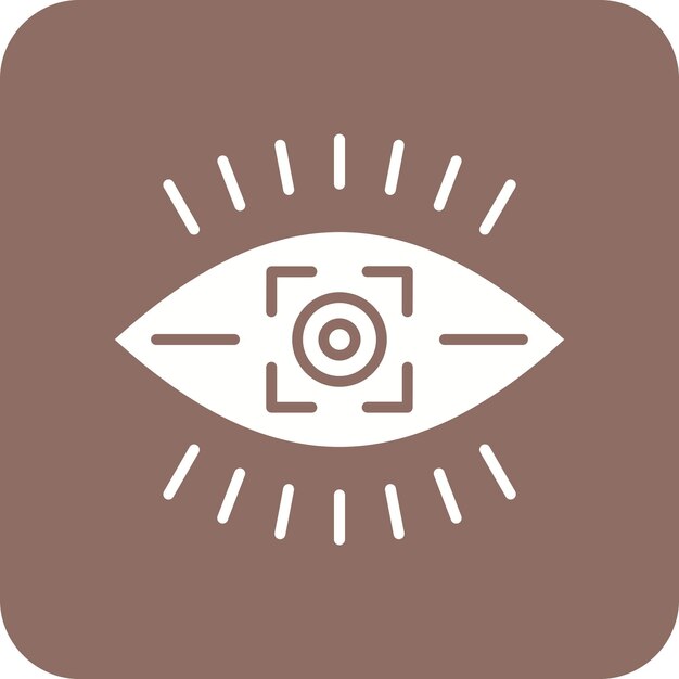 Imagen vectorial de icono de visión Se puede utilizar para la puesta en marcha de negocios