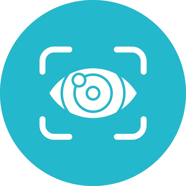 Imagen vectorial del icono de visión Puede utilizarse para el optometrista