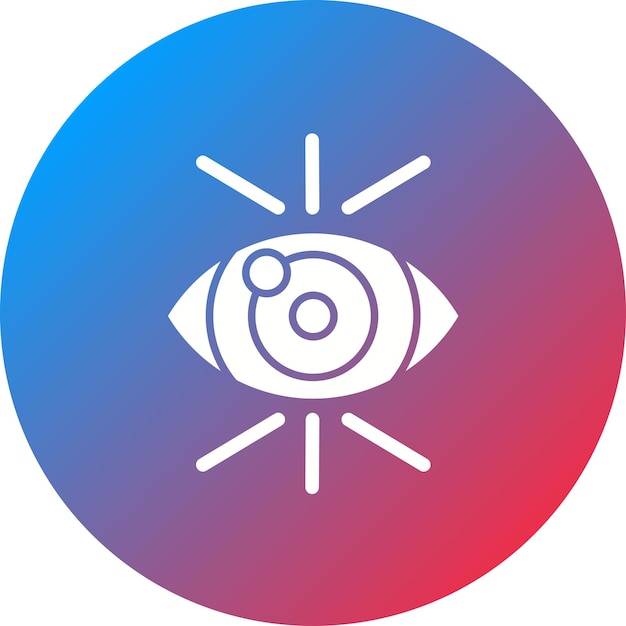 Imagen vectorial de icono de visión única Puede utilizarse para el optometrista