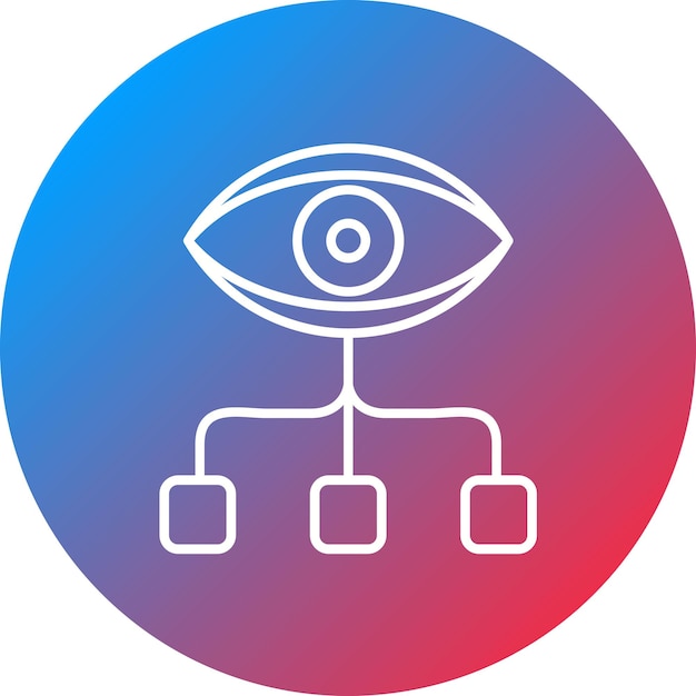 Imagen vectorial de icono de visualización de datos Se puede utilizar para el análisis de datos